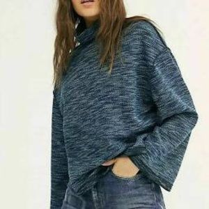 Free People Sunny Days Turtleneck Overboard Combo